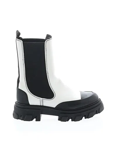 Pre-owned Ganni Boots In Black