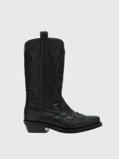 GANNI BOOTS GANNI WOMAN COLOR BLACK,H38203002
