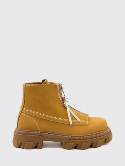 Ganni Boots Woman Color Brown