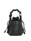 Ganni Women Mini Bou Bucket Bag
