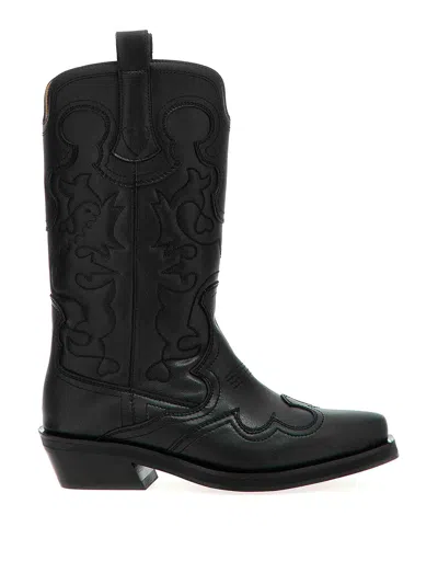 GANNI WESTERN TEXAS BOOTS