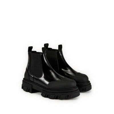 Ganni Bottines Basses Oversize In Black
