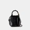 Ganni Bou Bag -  - Synthetic Leather - Black In Black