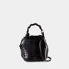 Ganni Bou Bag -  - Synthetic Leather - Black In Black
