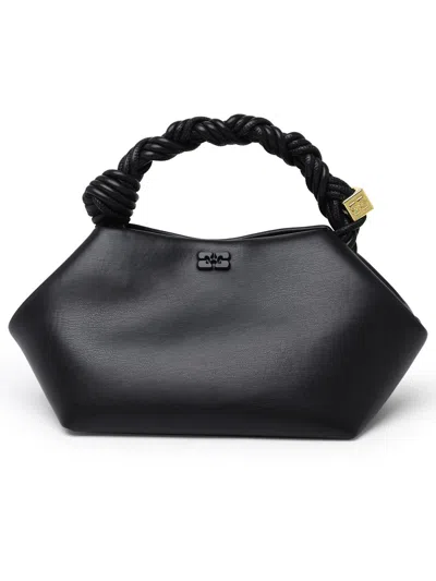 GANNI GANNI 'BOU' BAG IN BLACK RECYCLED LEATHER WOMEN