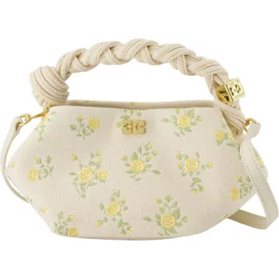 Ganni Bou Bag Mini Canvas Flowers