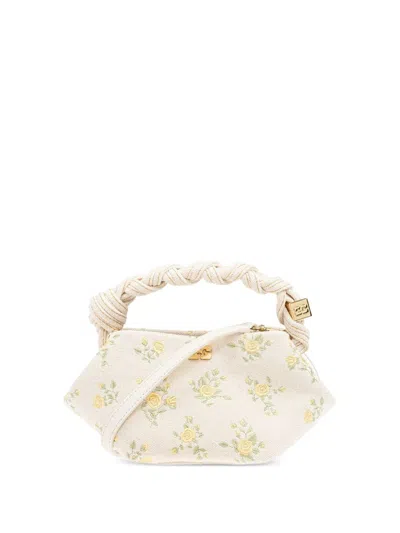Ganni Bou Bag Mini Canvas Flowers