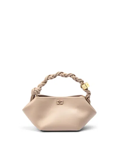 Ganni Bou Bag Mini In Oyster Grey