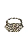 Ganni Mini Bou Leopard-print Tote Bag