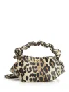 Ganni Bou Bag Mini Print Handbags Animalier
