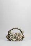 Ganni Mini Bou Leopard-print Tote Bag