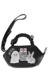 Ganni Bou Bag Nano Animals Keychain