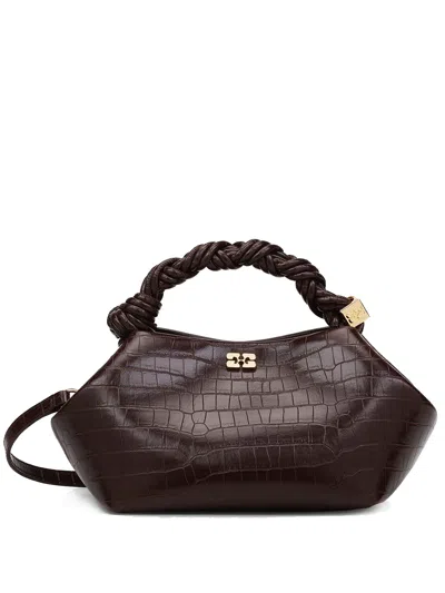 Ganni Bou Bag Small Croco Print