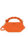 Ganni Bou Bag Tote Bag In Orange