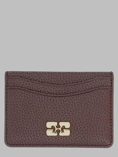 Ganni Portacarte "bou" In Brown