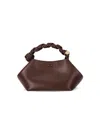 Ganni Bou Brown Handbag In Brown
