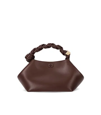Ganni Bou Brown Handbag In Braun
