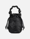 Ganni Bou Bucket Bag In Black