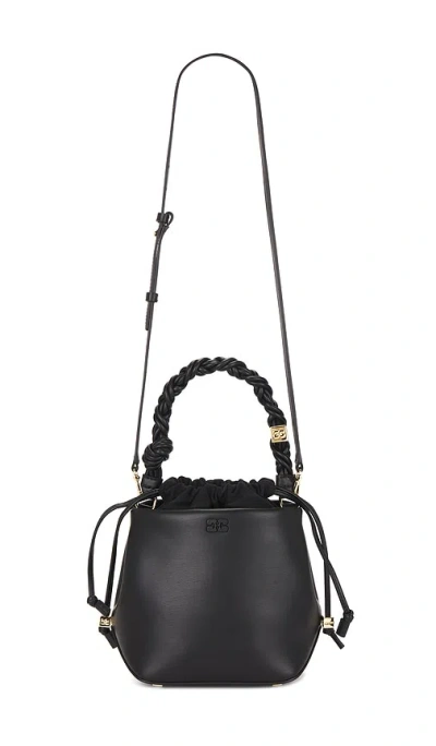 Ganni Bou Bucket Bag In Black