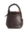 Ganni Women's Bou Bucket Bag In Brown