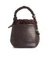 Ganni Women's Bou Bucket Bag In Brown