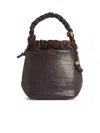 Ganni Women's Bou Bucket Bag In Brown