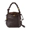 Ganni Bou Bucket Purse In Black