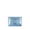 Ganni Bou Card Holder -  - Synthetic Leather - Blue In Blue