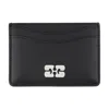 Ganni Bou Card Holder In Black