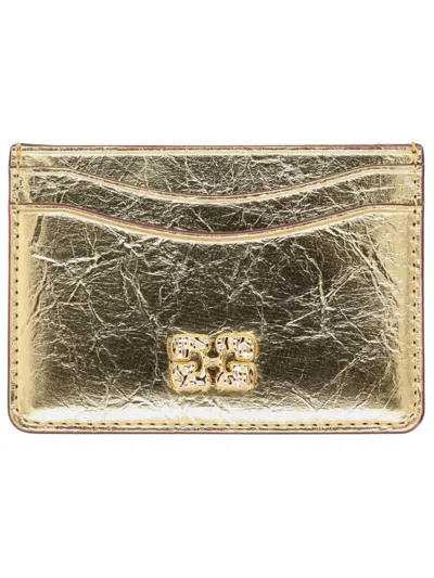Ganni Bou" Card Holder In Gold
