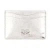 Ganni Bou Card Holder In Silver