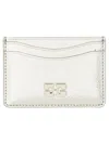 Ganni Bou Card Holder In Silver
