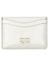 Ganni Bou Card Holder In Silver