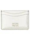 Ganni Bou Card Holder In Silver