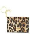 Ganni Bou Card Holder With Animal Motif
