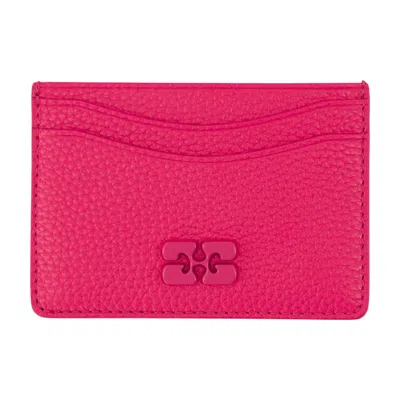 Ganni Bou Cardholder -  - Synthetic - Pink