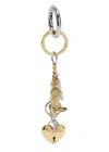 Ganni Bou Charms Two-toned Keyring