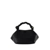 Ganni Bou Crossbody Bag - Leather - Black In Black