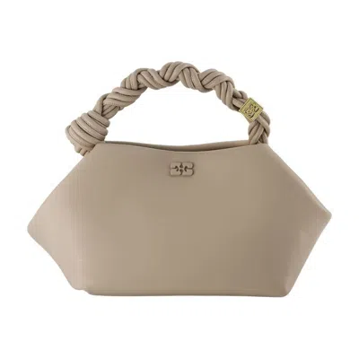 Ganni Bou Crossbody Bag In Gray