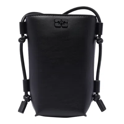 Ganni Bou Crossbody Bag In Black