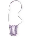 Ganni Bou Crossbody Mini Bag In Purple