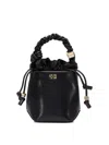 Ganni Bou Handbags Black