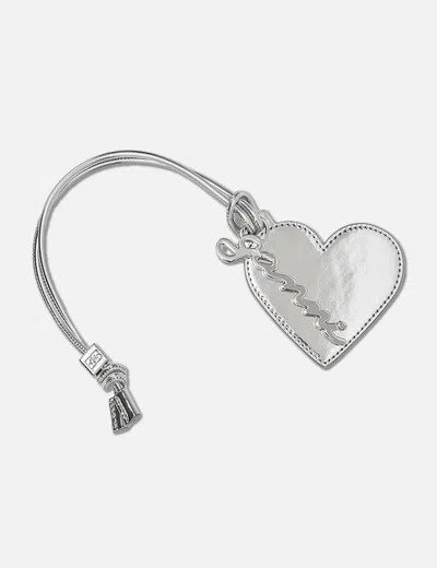 Ganni Bou Heart Mirror In Metallic
