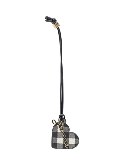 Ganni Bou Heart Shaped Mirror In Black