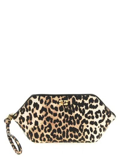 Ganni 'bou Make Up' Beauty Case In Brown