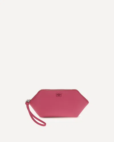 Ganni Bou Make Up Pouch In Pink
