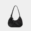 Ganni Medium Hobo Bou Bag In Black