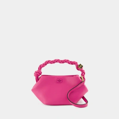 Ganni Bou Mini Crossbody -  - Leather - Pink