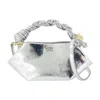Ganni Bou Mini Crossbody In Silver