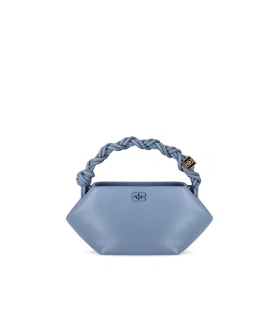 Ganni Bou Mini Dusty Blue Handbag